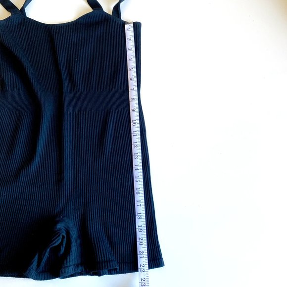 Mango Black Ribbed Bodysuit - Picture 9 of 15